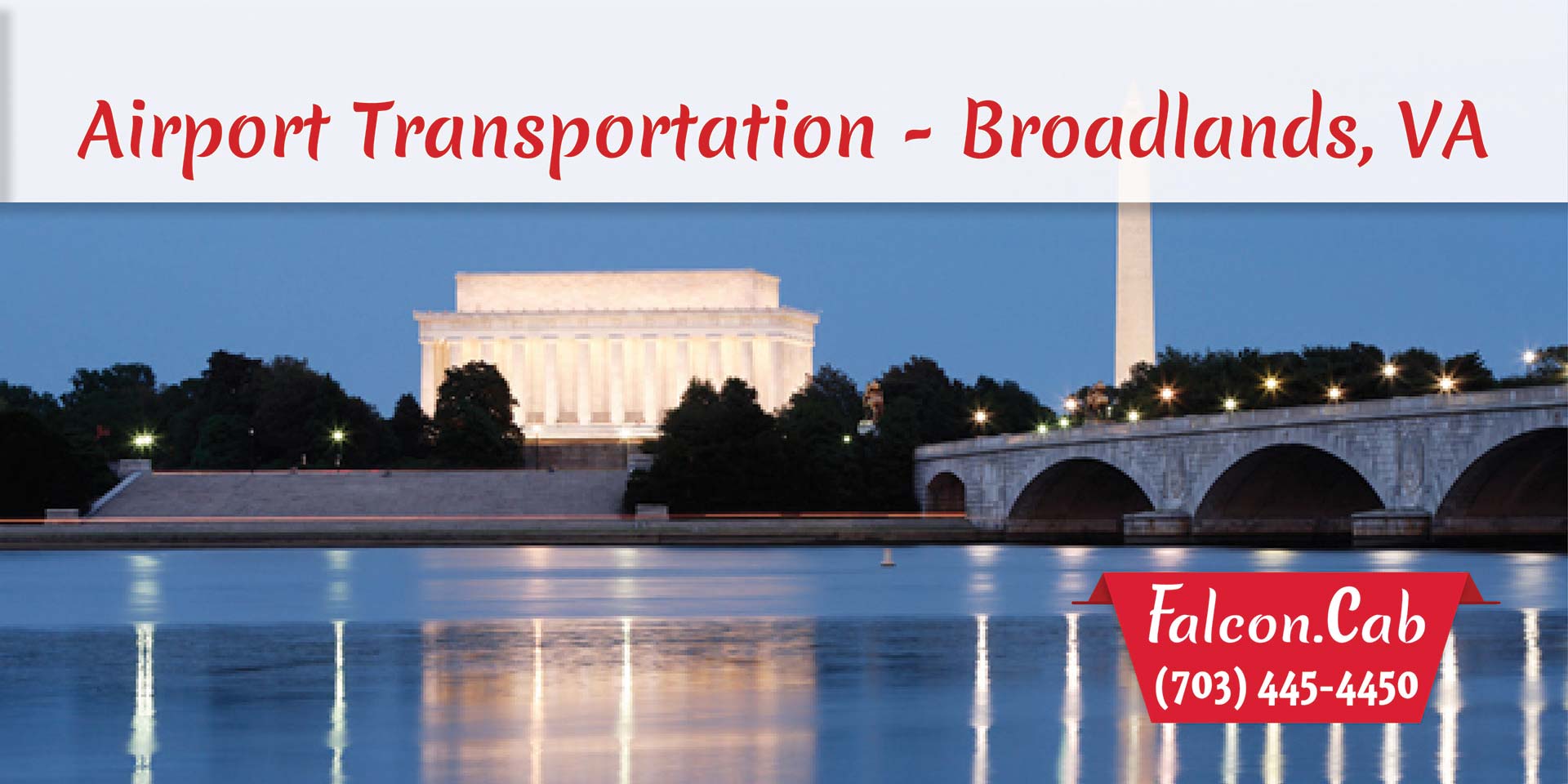 Broadlands Taxi Cab | Airport Transportation in Broadlands, VA | Call (703) 445-4450