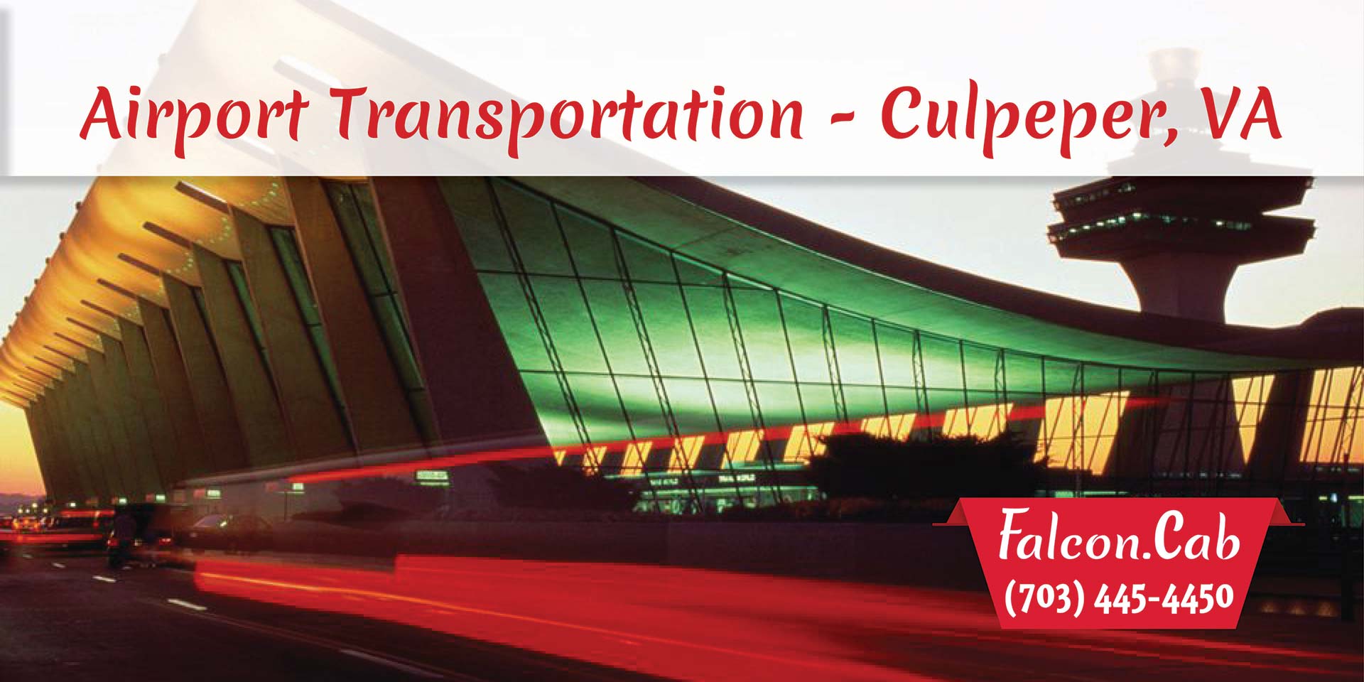 Culpeper Taxi Cab | Airport Transportation in Culpeper, VA | Call (703) 445-4450