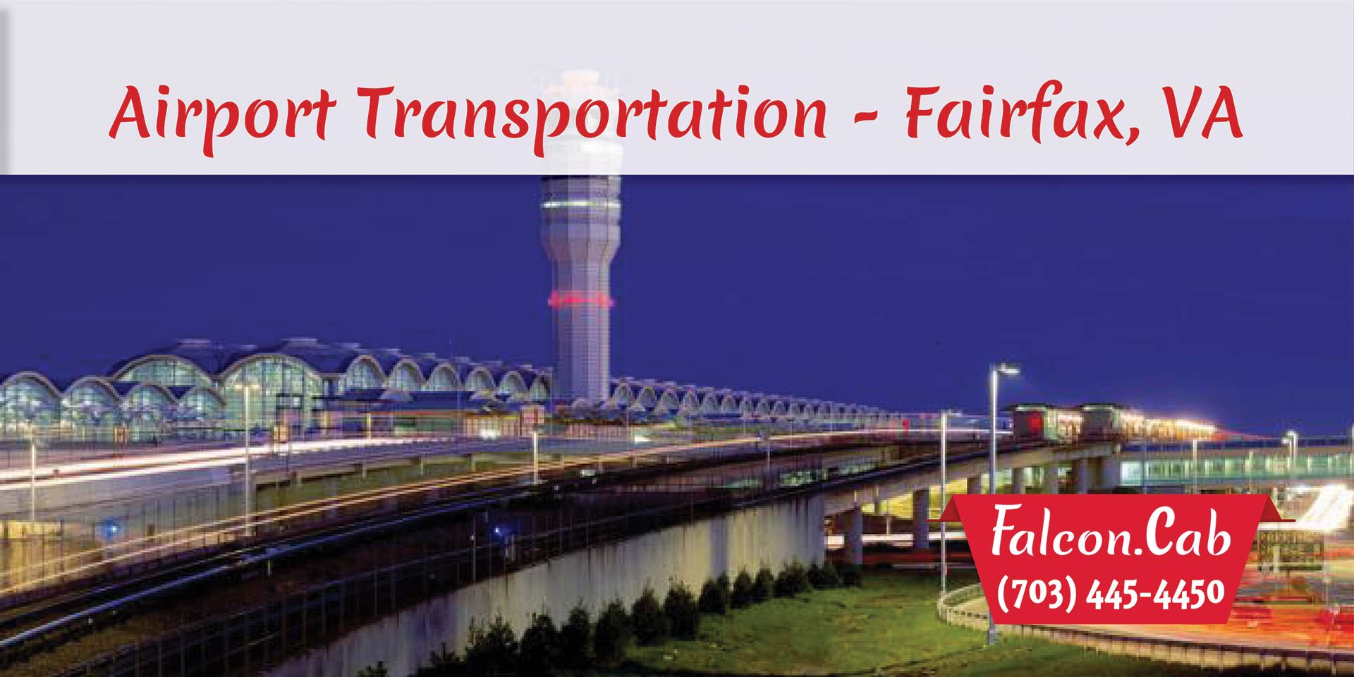 Fairfax Taxi Cab | Airport Transportation in Fairfax, VA | Call (703) 445-4450