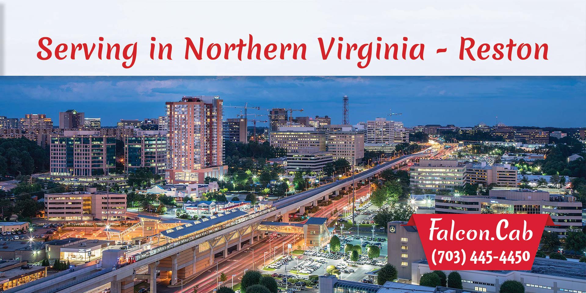 Reston Falls Taxi Cab | Serving in Northern Virginia | Call (703) 445-4450
