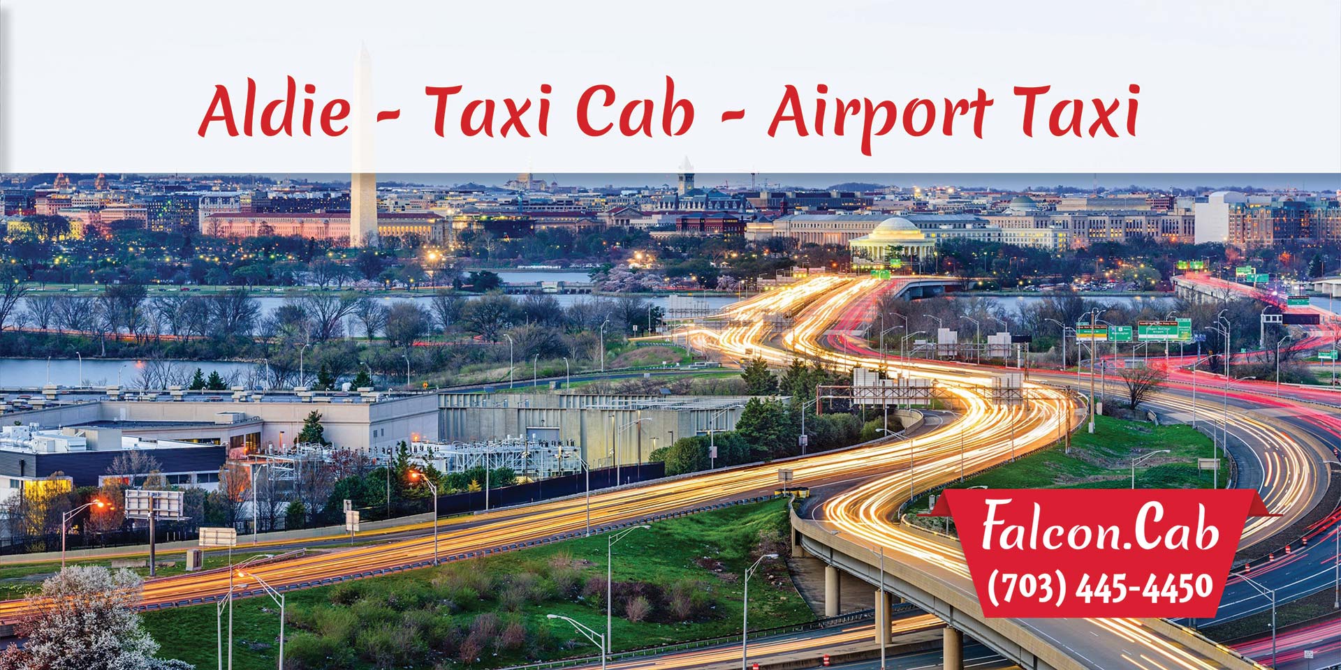 Aldie Taxi Cab | Airport Taxi | Taxi in Aldie, VA | Call (703) 445-4450