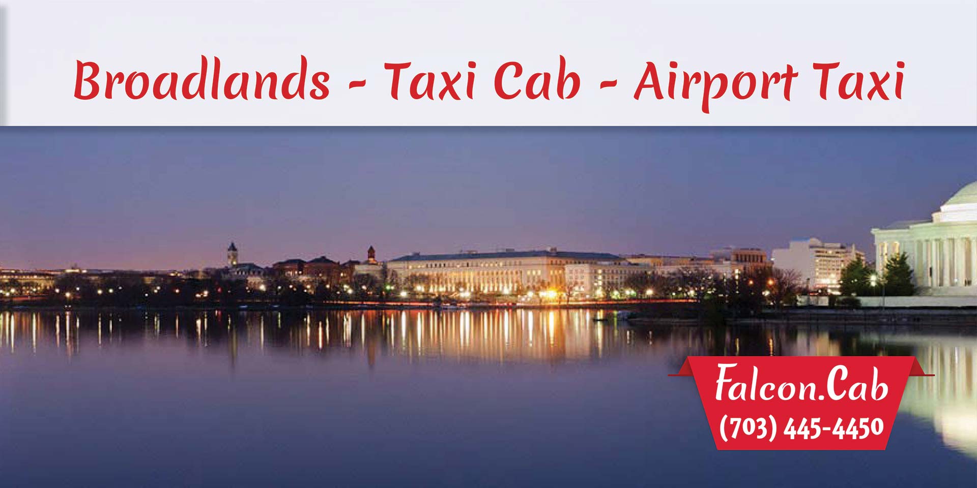 Broadlands Taxi Cab | Airport Taxi | Taxi in Broadlands, VA | Call (703) 445-4450