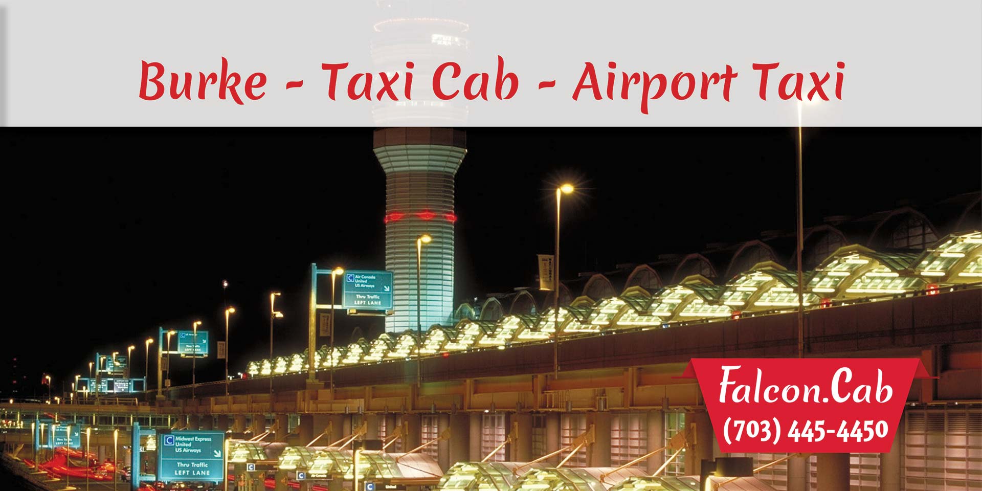 Burke Taxi Cab | Airport Taxi | Taxi in Burke, VA | Call (703) 445-4450