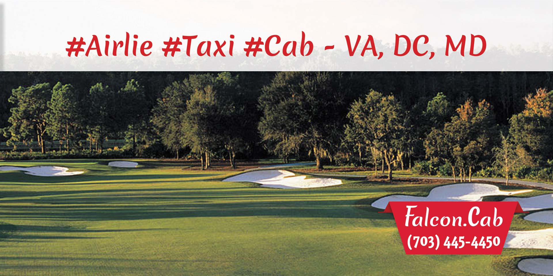 Airlie Taxi Cab Serving in Virginia, DC, MD | Call (703) 445-4450