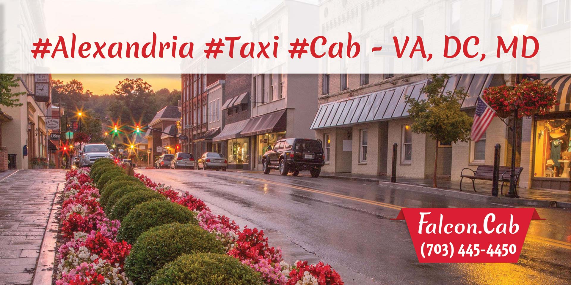 Alexandria Taxi Cab Serving in Virginia, DC, MD | Call (703) 445-4450