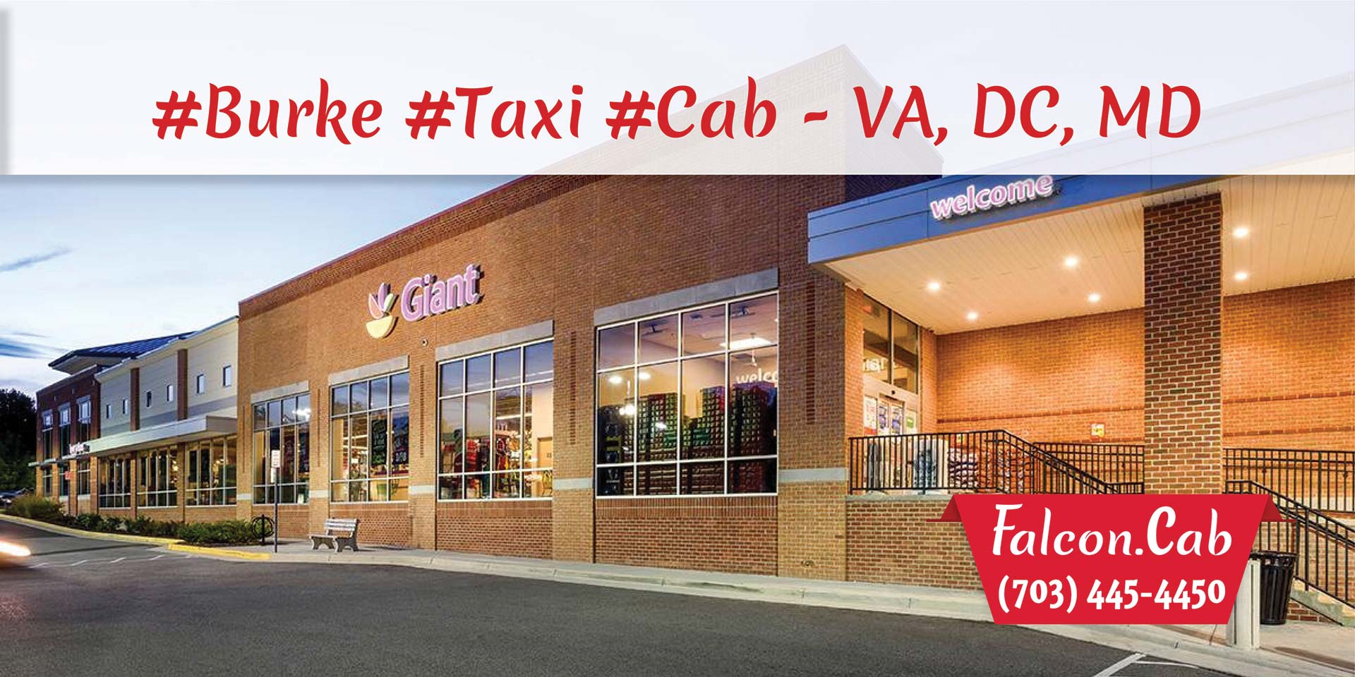 Burke Taxi Cab Serving in Virginia, DC, MD | Call (703) 445-4450