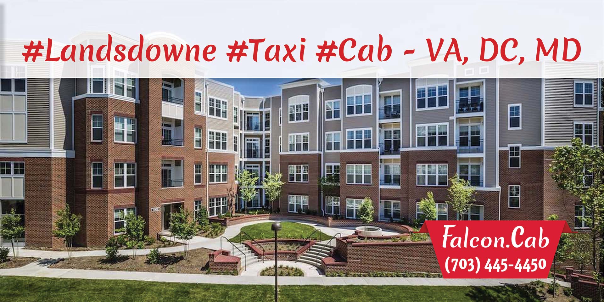 Landsdowne Taxi Cab Serving in Virginia, DC, MD | Call (703) 445-4450