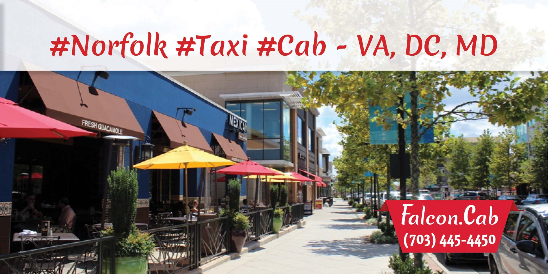 Norfolk Taxi Cab Serving in Virginia, DC, MD Call (703) 4454450
