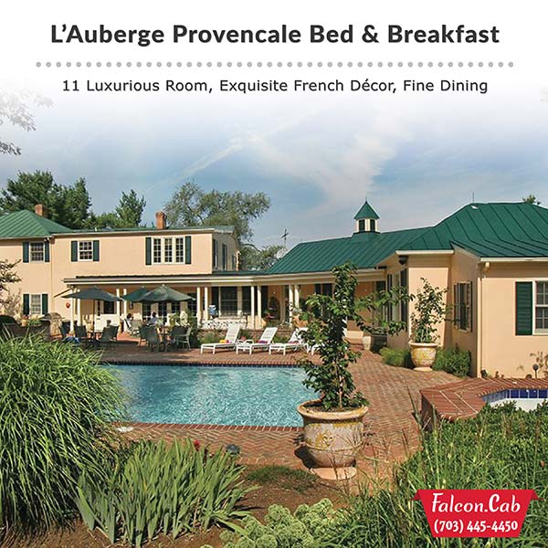 Falcon Cab & Falcon Tours - L'Auberge Provencale Bed and Breakfast