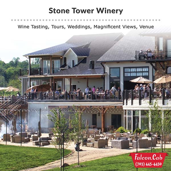 Falcon Cab & Falcon Tours - Stone Tower Winery