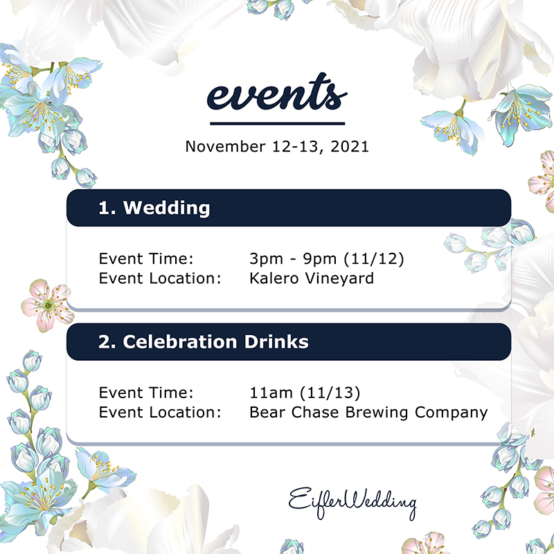 Wedding of Briana Owens and Anthony Eifler at Kalero Vineyard